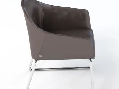 Easy Chair Ds-279-51 By De Sede 3D model