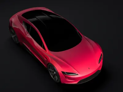 Tesla Roadster 2020 3D model