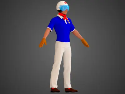 Speed Racer - Go Mifune - Meteoro 3D model