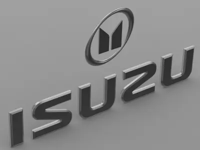isuzu logo 3D model