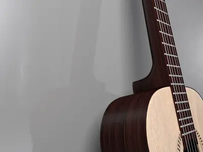 Classical Guitar 3D model