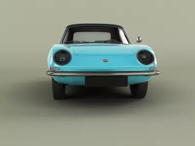 Fiat 850 Spider 3D model