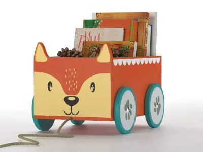 fox baby car 3D model