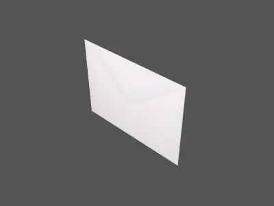 Envelope v1 002 Low-poly 3D model