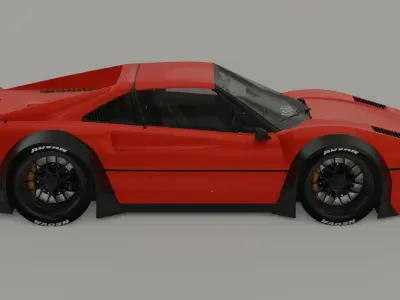 Ferrari 308 Widebody Kit 3D model