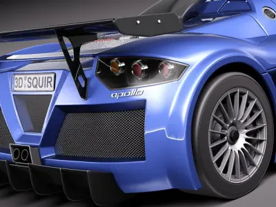 Gumpert Apollo 3D model