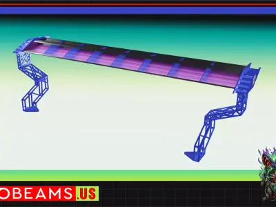 Spoiler Genesis 48 3D print model