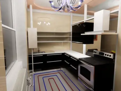 Revit interior and mep Free 3D model