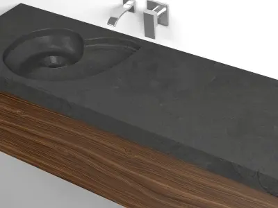 shell sink 3D model