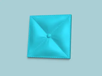 Wall Panel A12 Leather Texture - Interior Design Decoration 3D print model