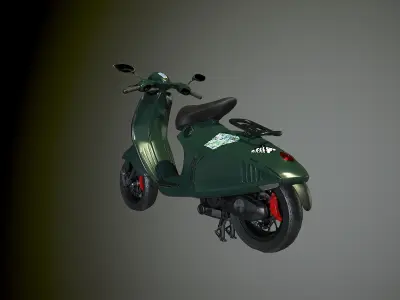 Scooter Vespa 946 3d Model Low-poly 3D model