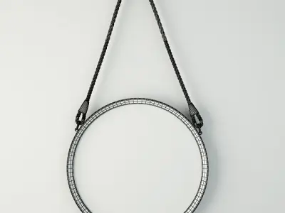 Stirrup Wall Mirror 3D model