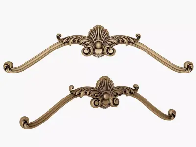 Carved crown decor for cnc  3D model purchase