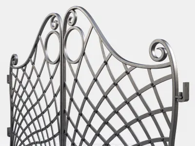 Ornate Decorative Gate 3D model