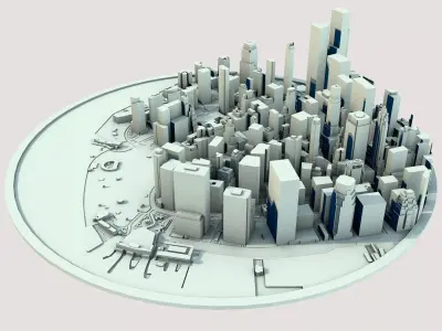 New York City United States 3D print model