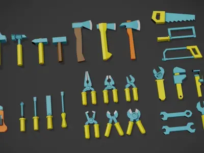 Low Poly Ultimate Asset Pack- 2 Low-poly 3D model