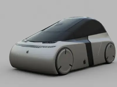 APPLE CONCEPT CAR  G3  rigged  3D model