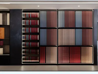 Elegant Flower Boutique Store 3D Model Scene 3D model