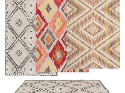 Rugs No 412 Low-poly 3D model