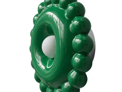 Luna small wall light 3D model