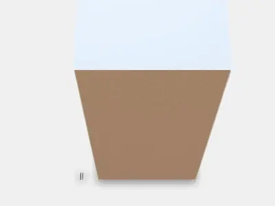 BRIMNES Wardrobe with 2 doors Low-poly 3D model