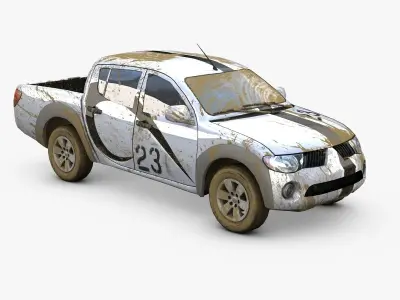 l200 fbx toyota pickup truck 3D model