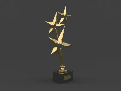 Trophy Cups 3D model 45