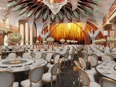 Banquet Hall 3D model
