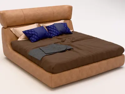 Lancaster bed by BentleyHome 3D model