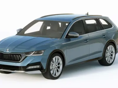 Skoda Octavia Scout 2020 3D model