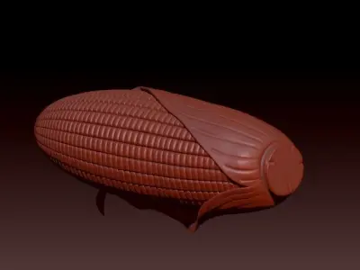 roasted corn 3D print model