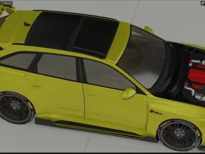 Hycade rs6  3D model