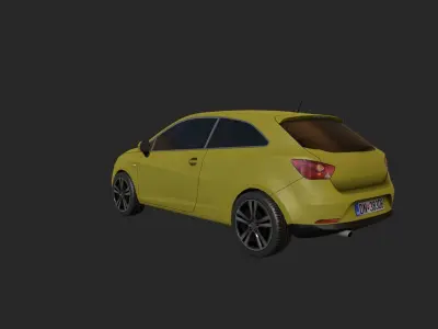 Low Poly Car 4 Low-poly 3D model