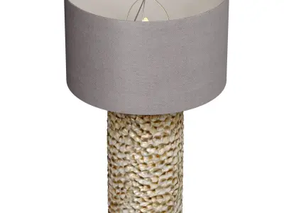 Modern Style Table Lamp Coral Sculpture Nightstand Table Lamp 3D model