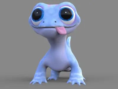 Frozens 2 Bruni Low-poly 3D model