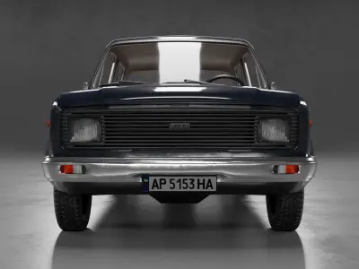 Fiat 128 1976 3D Model 3D model