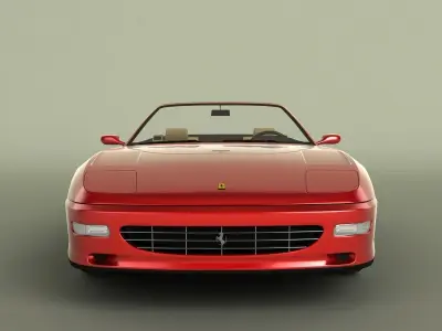 Ferrari 456 GT Convertible 3D model