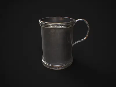 Tankard Low-poly 3D model