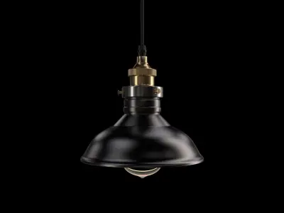 Indoor Lamp 01 Low-poly 3D model