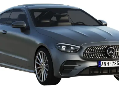 Mercedes-Benz E-Class Coupe AMG-Line 2021 3D model