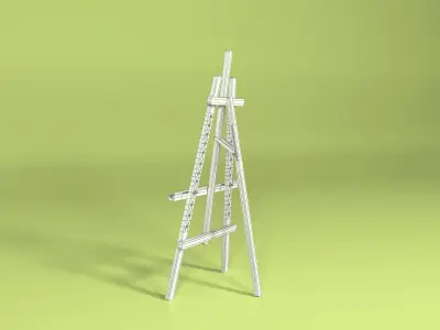 Easel 3D model