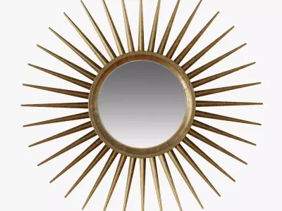 Barclay Butera Starbust Mirror 3D model