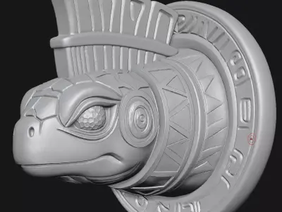 turtle 3D print model