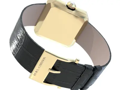 Dolce Gabbana Watch with Diamonds Low-poly 3D model