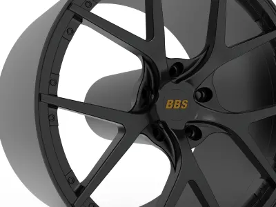 BBS RI-S wheel 3d print model 3D print model