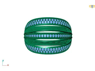 Women Ring 3DM Womens Ring 3d models 3D print model 3D print model 36