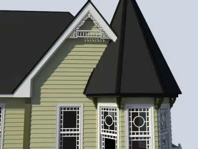 Gable Decoration 1 3D model