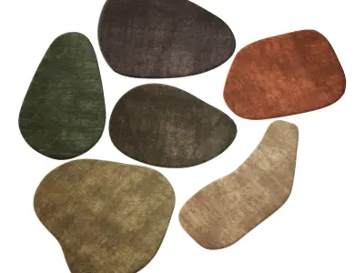 Nanimarquina Stone Carpets Low-poly 3D model