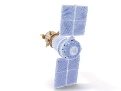 Cosmic Satellite model pack Low-poly 3D model