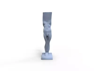 Standing Man Statue 3D model